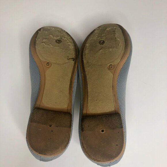 Danskin Knit Upper Ballet Flat, Size 6, Blue - Picture 6 of 6